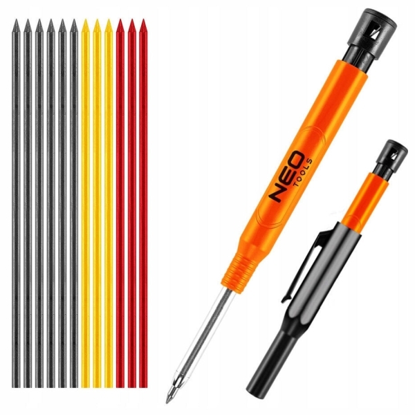 Neo Tools 13-816 Μηχανικό Μολύβι με Ξύστρα & 12τμχ Μύτες
