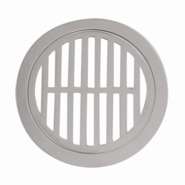 Σχάρα Δαπέδου Στρογγυλή Χρωμέ Φ100