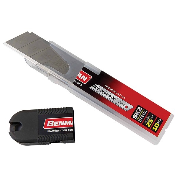 BENMAN 71080 Λάμα Σπαστή 25mm 0,7mm Σετ 10τμχ
