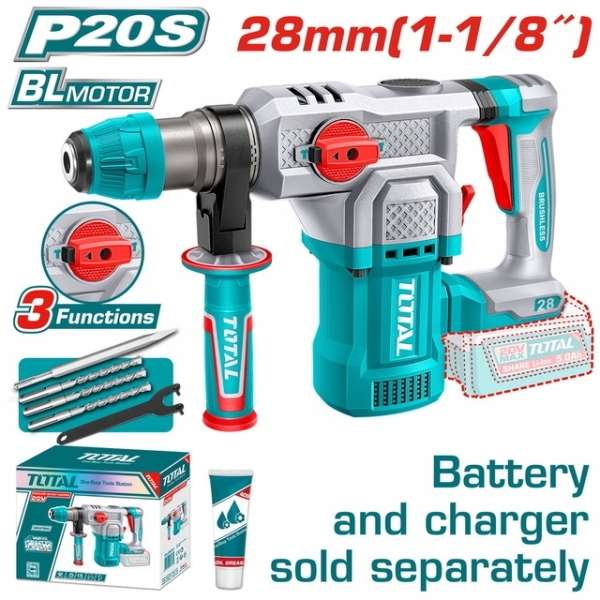 TOTAL TRHLI20286 Περιστροφικό Πιστολέτο 28mm 4,5J 20V SOLO (Χωρίς Μπαταρία & Φορτιστή)