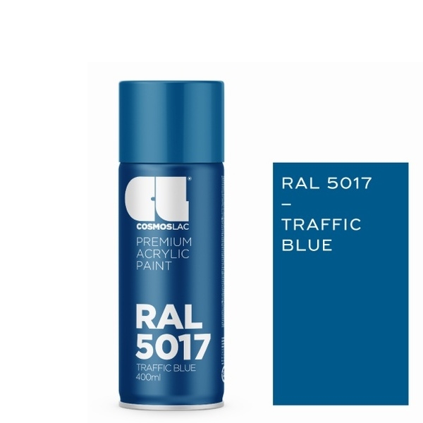 Σπρέυ Traffic Blue RAL5017 400ml Cosmoslac