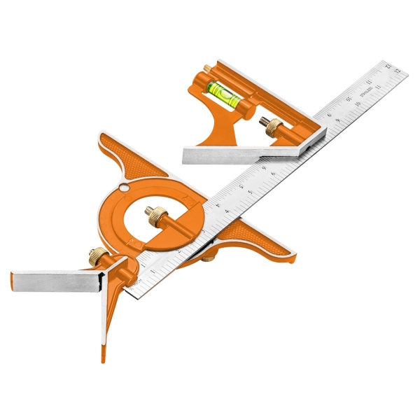 Neo Tools 72-120 Γωνιόμετρο Ρυθμιζόμενο 30cm με Αλφάδι & Μοιρογνωμόνιο