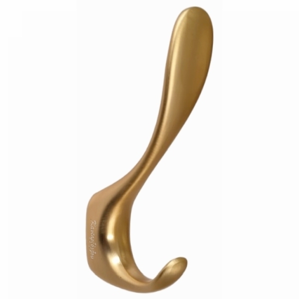 Κρεμαστράκι Τοίχου 4235 Διπλό Χρυσό με Κρυφό Στήριγμα 130x20x55