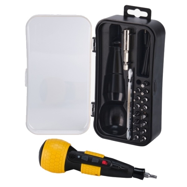 HELIX Επαναφορτιζόμενο Κατσαβίδι Σετ 20τμχ 3,6V 1800mAh