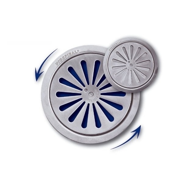 Σχάρα Δαπέδου Inox Ασφαλείας Ανοιγόμενη Στρογγυλή Βαρέως Τύπου