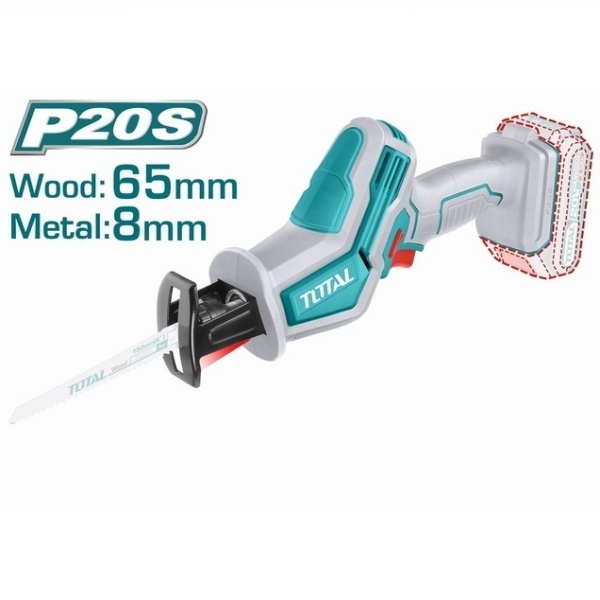 TOTAL TRSLI6506 Σπαθόσεγα Μπαταρίας 20V SOLO Χωρίς Μπαταρία & Φορτιστή