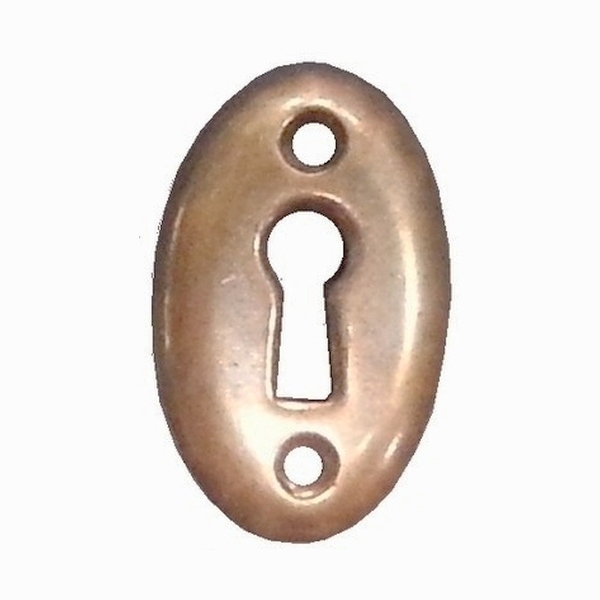 Επιστόμιο Κλειδαριάς Επίπλου Οβάλ 23x37mm Χρυσό