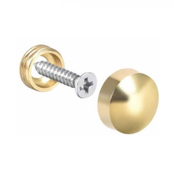 Τάπα Κάλυμμα Βίδας Βιδωτό 1τμχ Χρυσό Φ14 με Ροδέλα