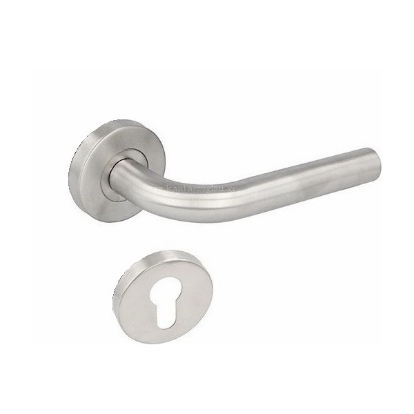 Πόμολα Εξώπορτας Ροζέτα Δεξί Ανοξείδωτο S-09/01 (201R)