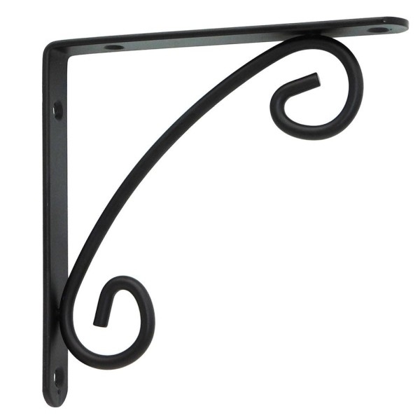 Γωνιά Ραφιού Διακοσμητική Μαύρη