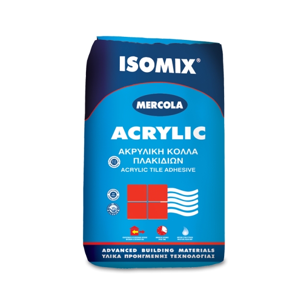 ISOMIX ACRYLIC C1T 25Kgr Ακρυλική Κόλλα Πλακιδίων