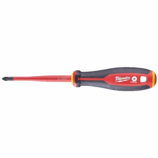 Milwaukee 4932478722 Κατσαβίδι Ηλεκτρολόγου Ph2x100 VDE