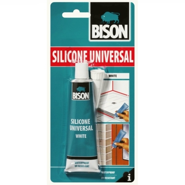 BISON SILICONE UNIVERSAL Σιλικόνη Λευκή 60ml