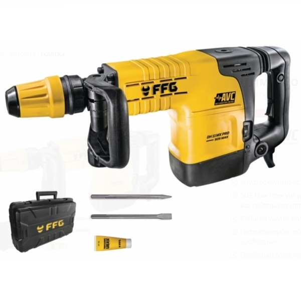 FFG 43229 DH11MX PRO SDS MAX 25J 1500W Σκαπτικό Πιστολέτο με Θήκη