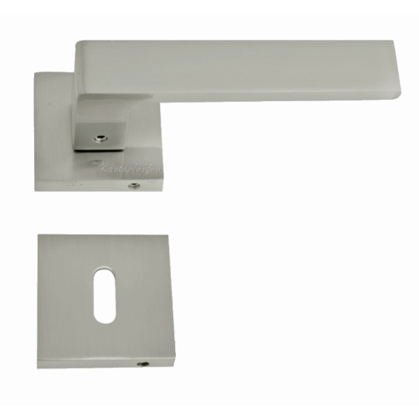 Πόμολα Μεσόπορτας Ζευγάρι Ροζέτα Νίκελ Ματ Α21