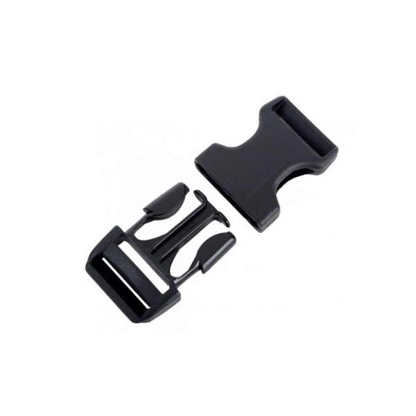 Πόρπη Ιμάντα Πλαστική Μαύρη