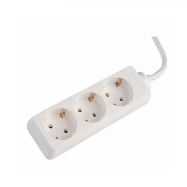 Πολύπριζο 3 Θέσεων Πλάγιο με Καλώδιο 1,5μ 3x1.5mm