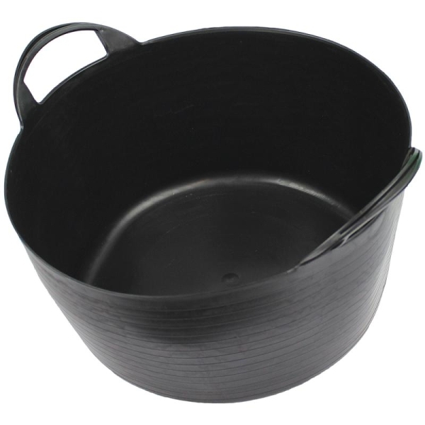 Ζεμπίλι Ελαστικό PE Μαύρο 30L