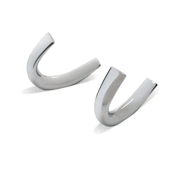 Κρεμαστάρι Μονό Μεταλλικό Χρώμιο με Κρυφό Στήριγμα Μικρό Conset C1097