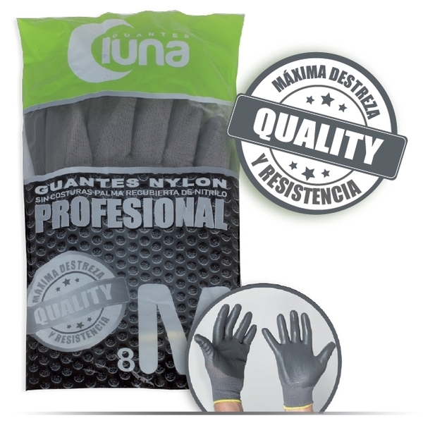 Γάντια Εργασίας Γκρι Νιτριλίου Νο10 (XL)