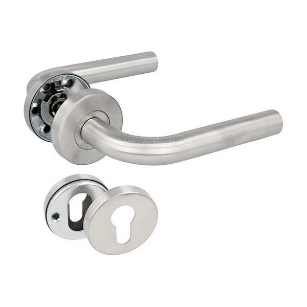 Πόμολα Εξώπορτας Ροζέτα Ανοξείδωτο S-09/01 (201)