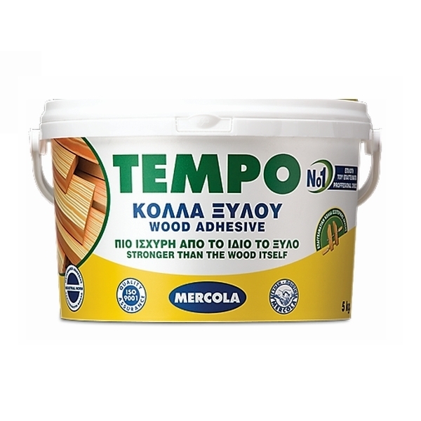 Mercola Tempo D2 1Kgr Ξυλόκολλα Κρυσταλλιζέ Ταχείας Πήξεως