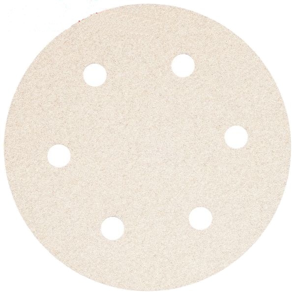 Δίσκοι Λείανσης Velcro (Σκρατς) Λευκό Φ225 6 Τρύπες (510)