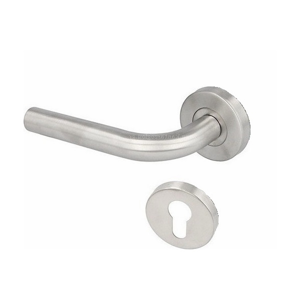 Πόμολα Εξώπορτας Ροζέτα Αριστερό Ανοξείδωτο S-09/01 (201L)