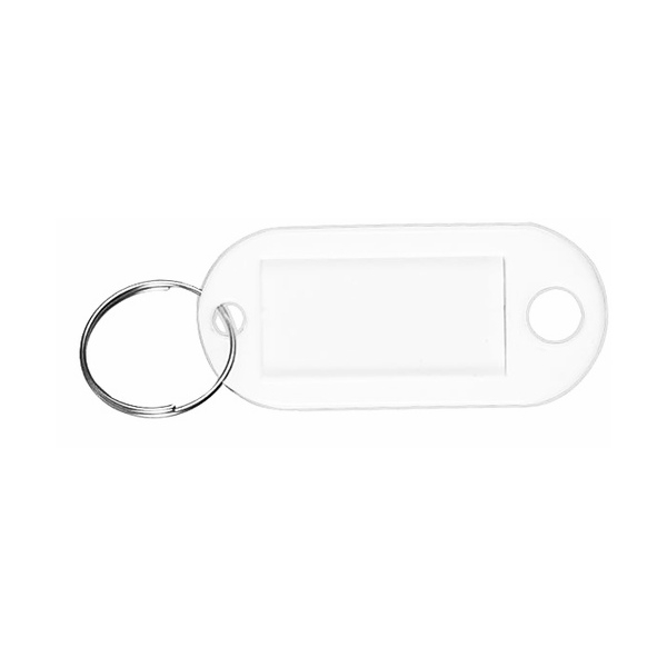 Ταμπελάκι Κλειδιών Διάφανο Πακ 100τεμ Ιταλίας