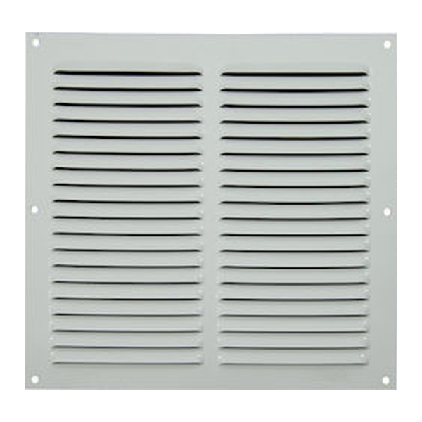 Εξαεριστήρας Αλουμινίου Με Σίτα Λευκός 20x20 cm