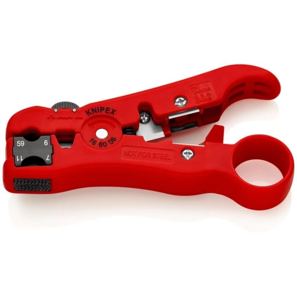 Knipex 166006SB Απογυμνωτής Ομοαξονικών & Data Καλωδίων