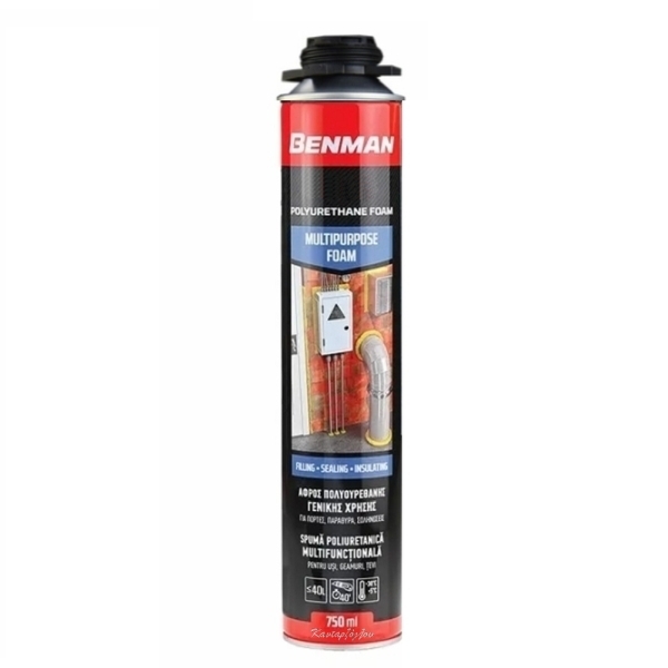 Benman 73017 PU42 750ml Αφρός Πολυουρεθάνης Πιστολιού