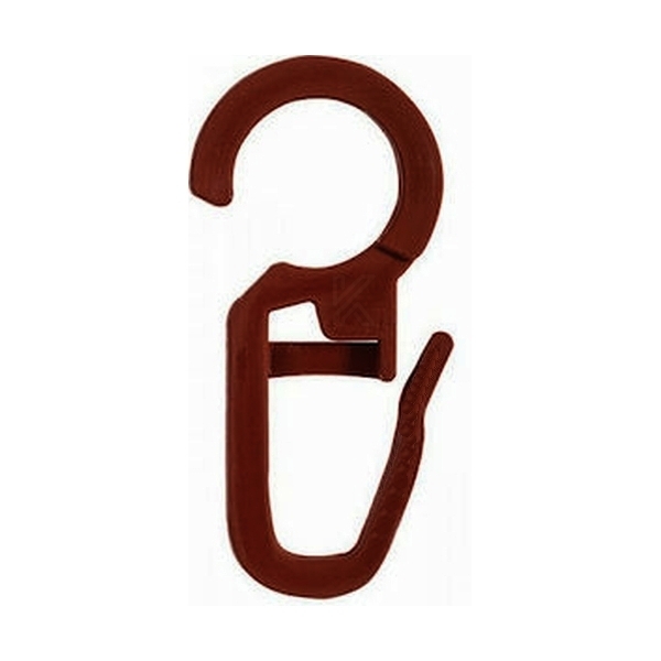 Παραμάνα Γαντζάκι Κρίκου Κουρτίνας Νο53 50τεμ Καφέ