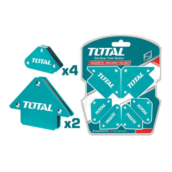 Σετ Μαγνητικές Γωνιές Συγκόλλησης 6 Τεμ TOTAL TAMWH6002