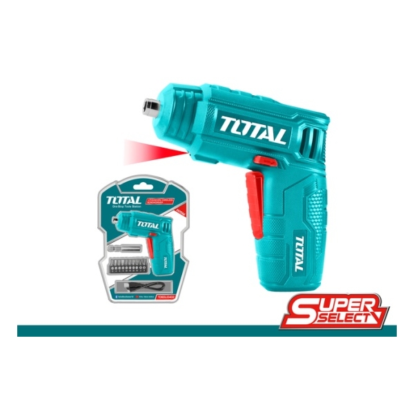 TOTAL TSDLI0402 Κατσαβίδι Μπαταρίας 4V 1.5Ah