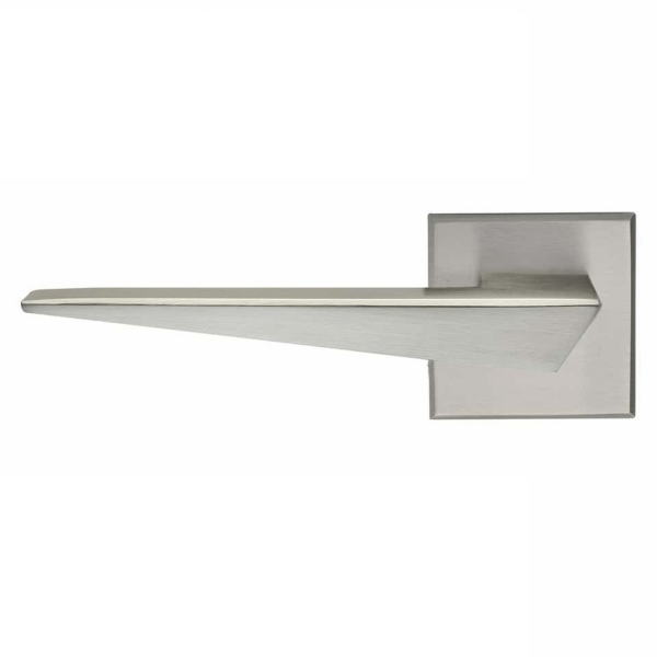 Πόμολο Εξώπορτας Ροζέτα Νίκελ Ματ 52080 Αριστερό