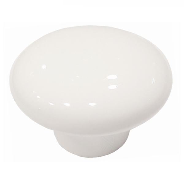 Πόμολα Επίπλων Πορσελάνης Λευκή 38mm Import Hellas 3074-3