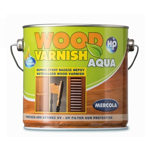 WOOD VARNISH AQUA Βερνίκι Ξύλου Νερού Άχρωμο