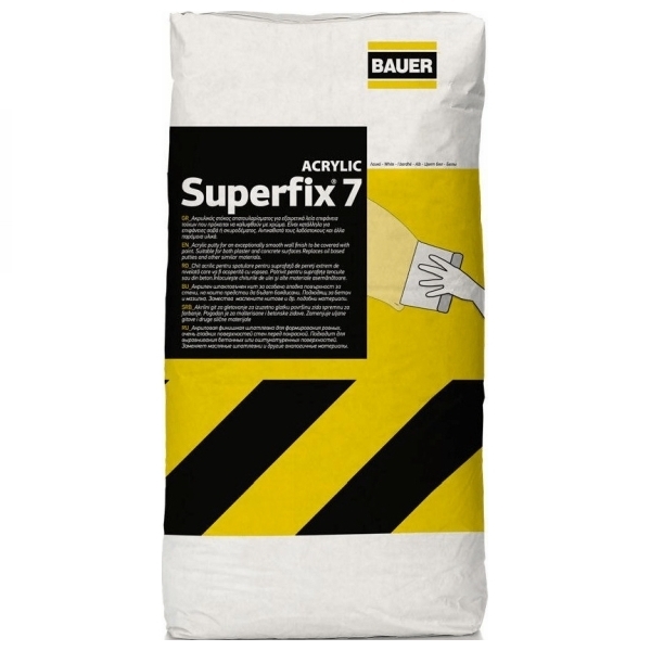 Bauer Superfix 7 Ακρυλικός Στόκος Σπατουλαρίσματος 20Kgr