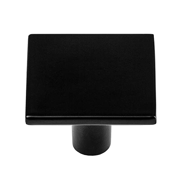 Πόμολο Τετράγωνο Μαύρο Ματ 50x50mm 8102/032 Estamp