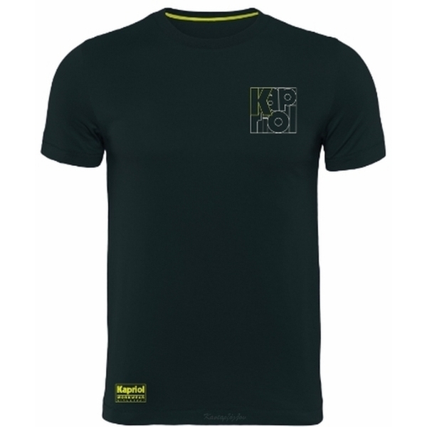 Kapriol Enjoy Work T-Shirt Μαύρη Μπλούζα Εργασίας