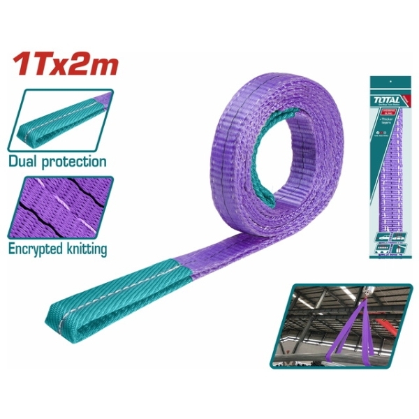 TOTAL THTWS0102 Σαμπάνι Ιμάντας 1Τ - 2m x 30mm