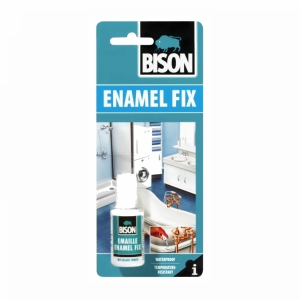 BISON Enamel Fix 20ml Επισκευαστικό Σμάλτου για Μπανιέρα Νιπτήρα Ψυγείο