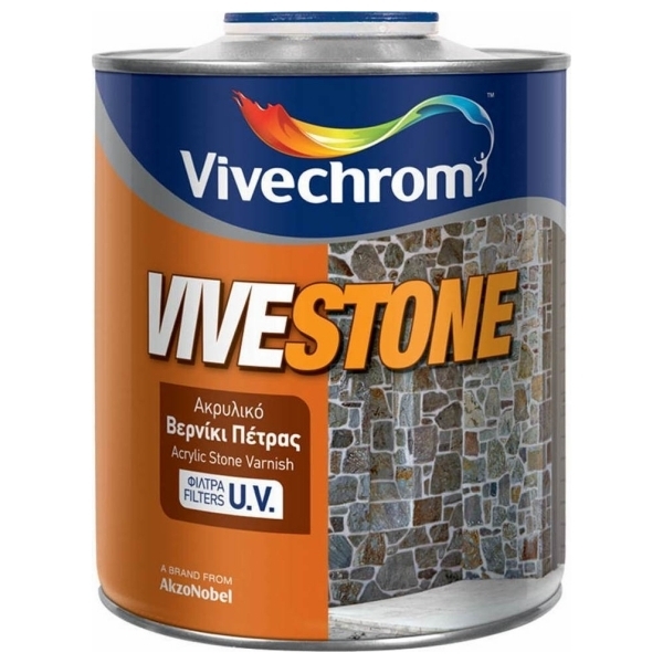 VIVESTONE 0,75L Ακρυλικό Βερνίκι Πέτρας Άχρωμο