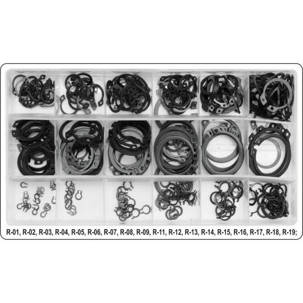 Yato YT-06880 Σετ 300τμχ Εξωτερικές Ασφάλειες Συγκράτησης