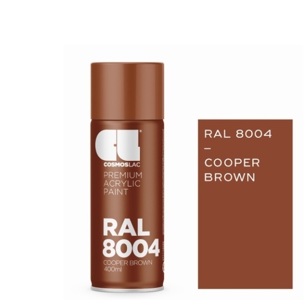 Σπρέυ Copper Brown RAL8004 400ml Cosmoslac