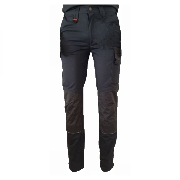 ERGO Python Ανθρακί Ελαστικό Παντελόνι Εργασίας