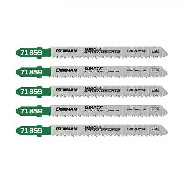 Πριονάκια Σέγας Ξύλου Κοντραπλακέ 5τμx 10TPI 100mm Benman T101BR 71859