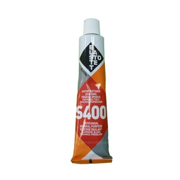 Σιλικόνη S-400 Elastotet Διαφανής Σωληνάριο 80ml