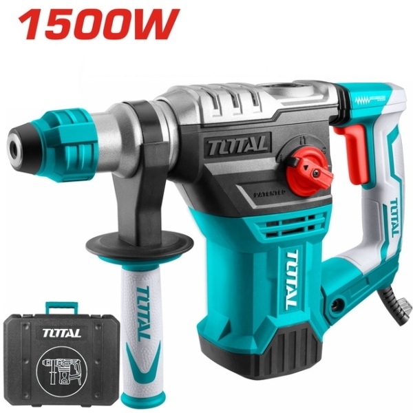 Total TH1153236 SDS Plus Επαγγελματικό Ηλεκτρικό Πιστολέτο Κατεδάφισης 1500W 4 Λειτουργιών